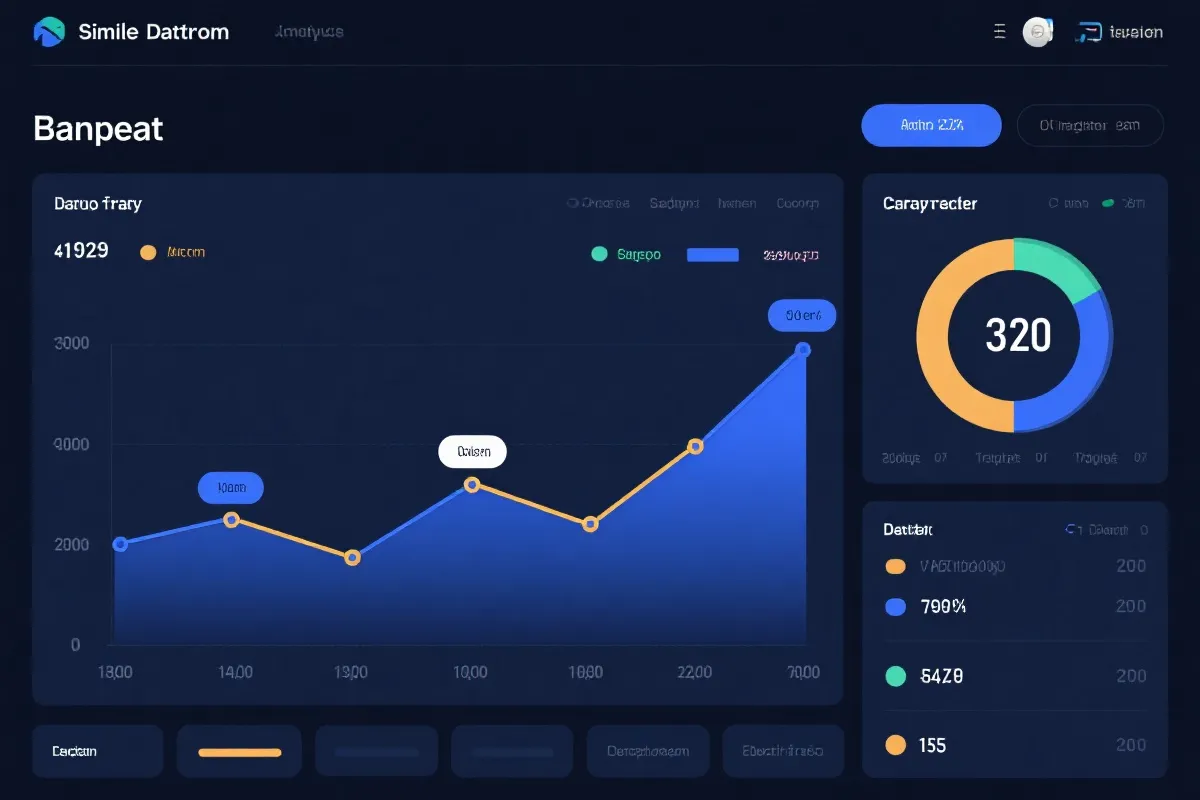 号码走势与数据看板示意图
